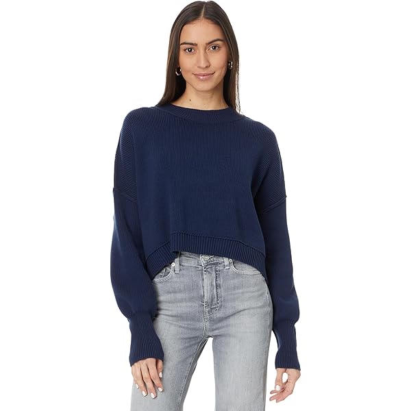 Free People Women's Spring Street Pullover, Optic White at